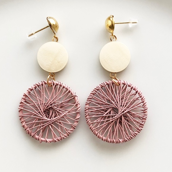 Jewelry - NEW "Fuji" Dreamcatcher Wooden Earrings